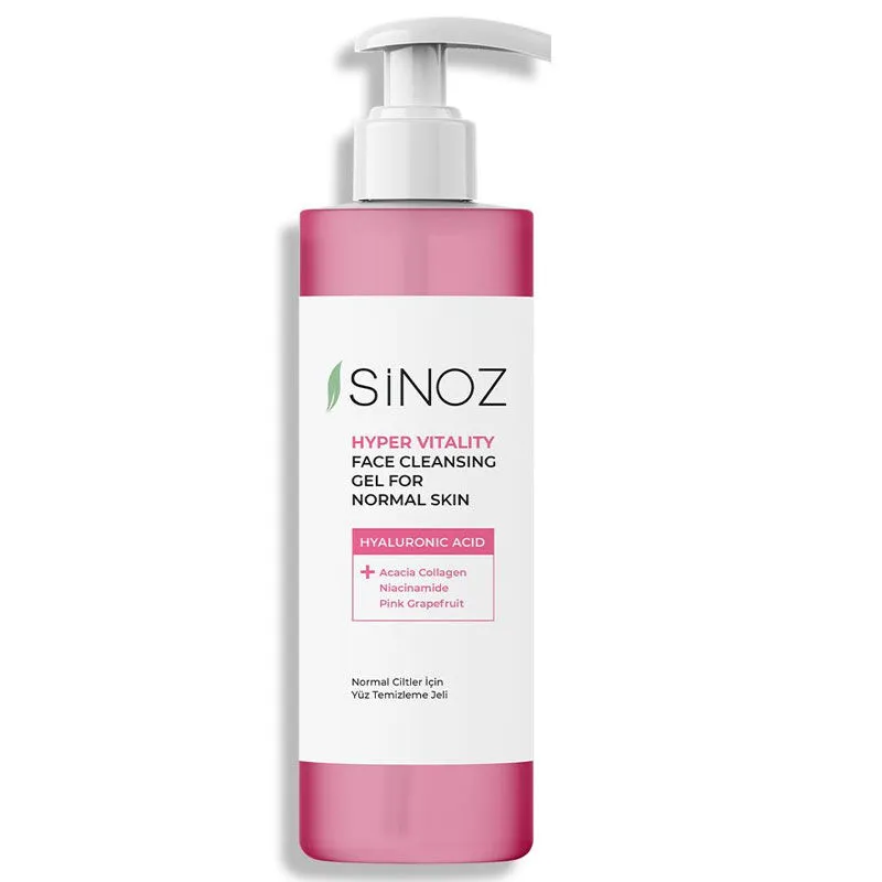 Sinoz Hyper Vitality Normal Ciltler Yüz Temizleme Jeli 400 ml