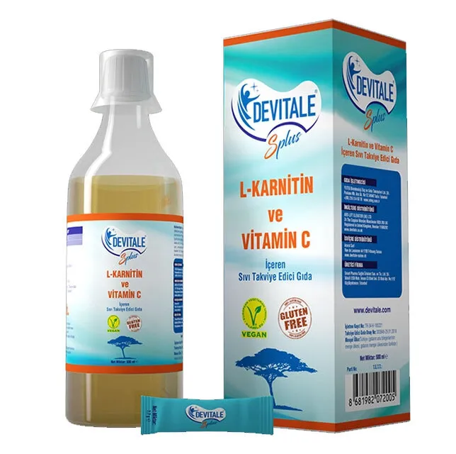 Devitale S Plus L-Karnitin ve Vitamin C İçeren Sıvı Takviye Edici Gıda 500 ml
