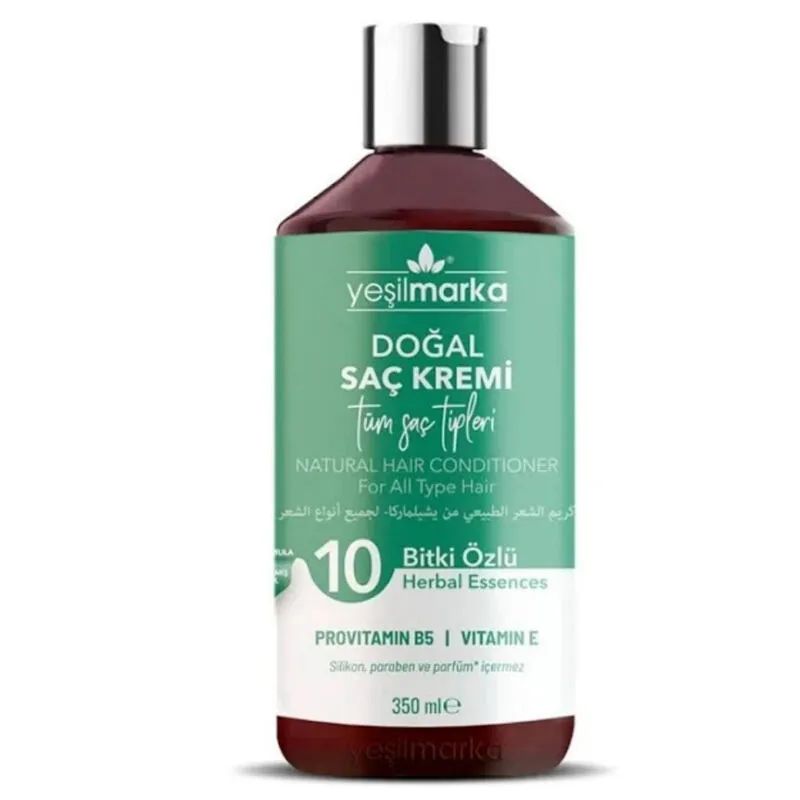 Yeşilmarka Doğal Saç Kremi 350 ml - Tüm Saç Tipleri