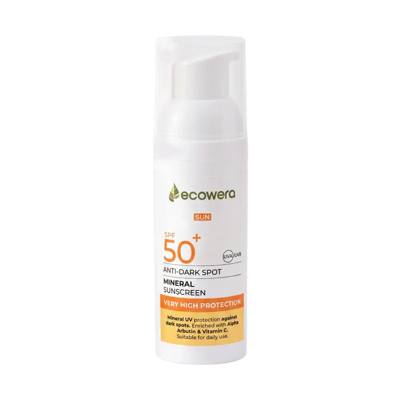 Ecowera Leke Karşıtı Mineral Güneş Kremi Spf50+ 50 ml