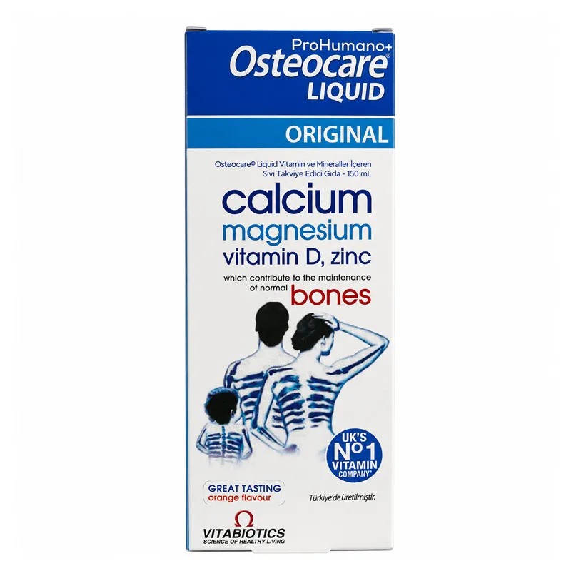 Vitabiotics Osteocare Liquid İçeren Sıvı Takviye Edici Gıda 150 ml