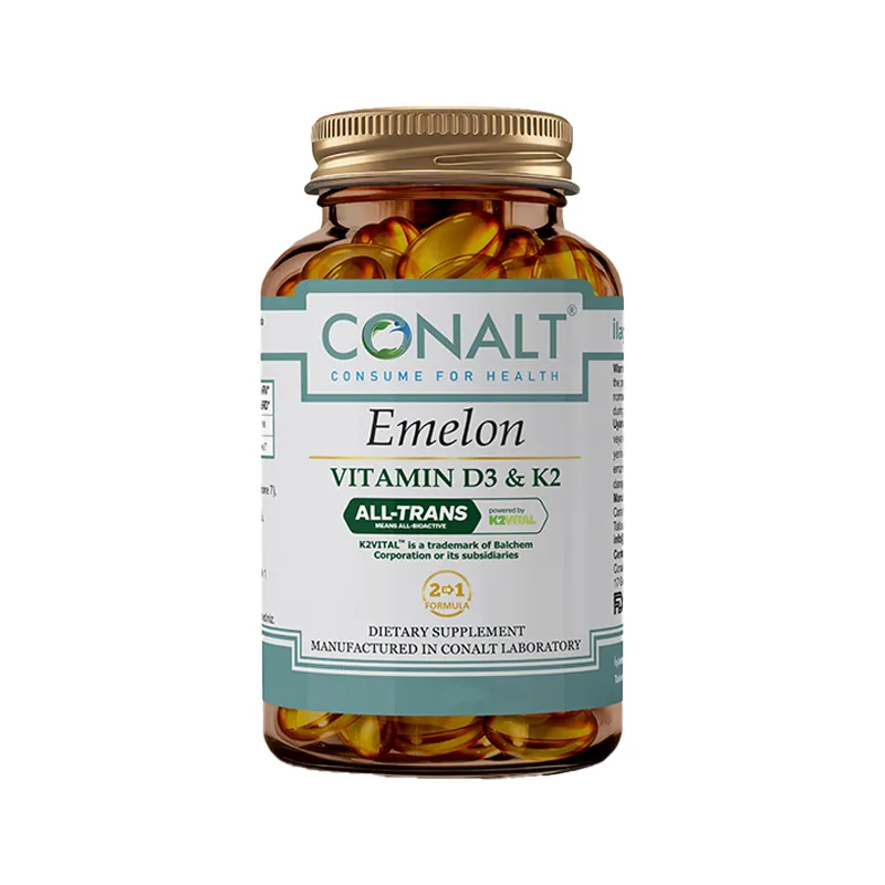 Conalt Emelon Vitamin D3K2 Takviye Edici Gıda 60 Jel Kapsül