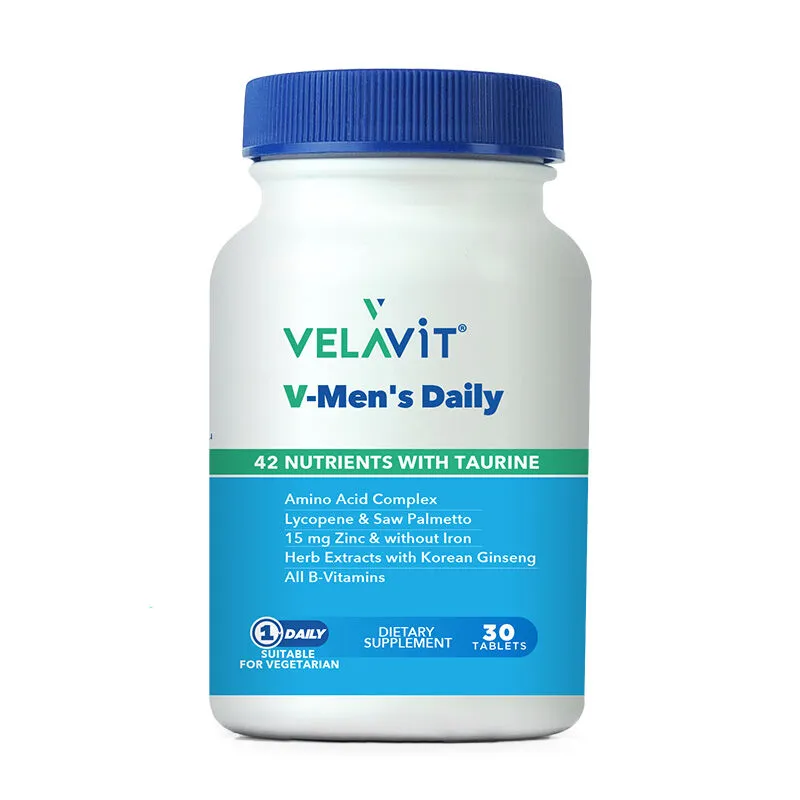 Velavit V-Mens Daily Takviye Edici Gıda 30 Tablet
