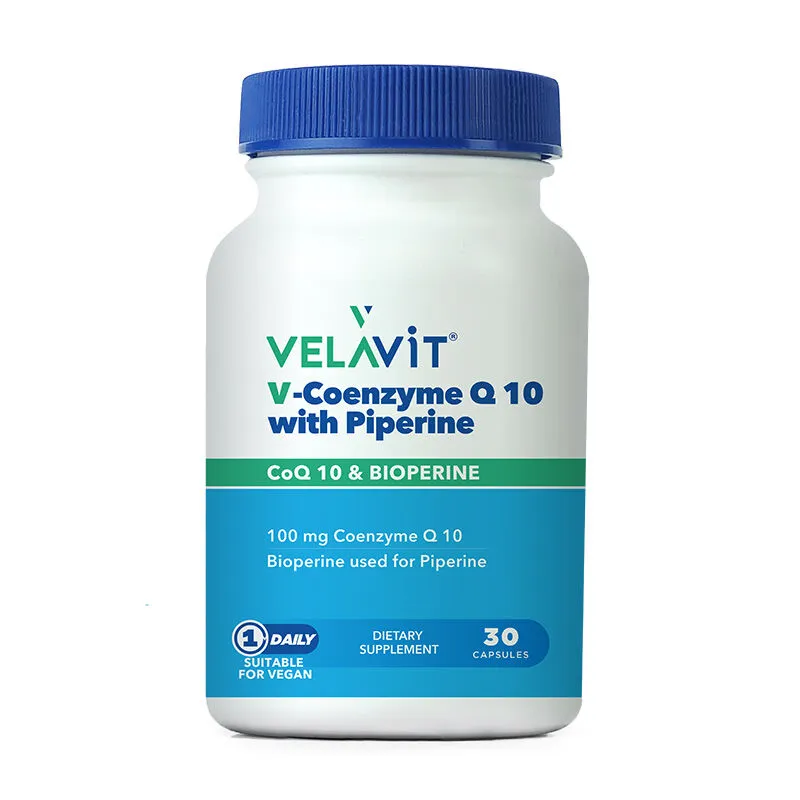 Velavit V-Coenzyme Q10 With Piperine 30 Kapsül