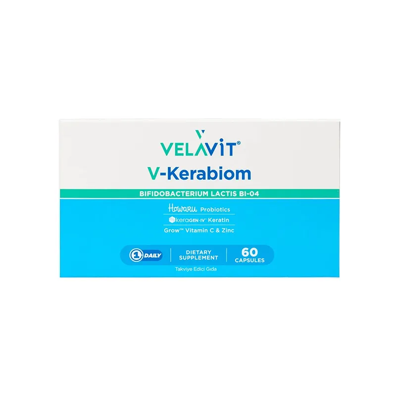 Velavit V-Kerabiom Takviye Edici Gıda 60 Kapsül