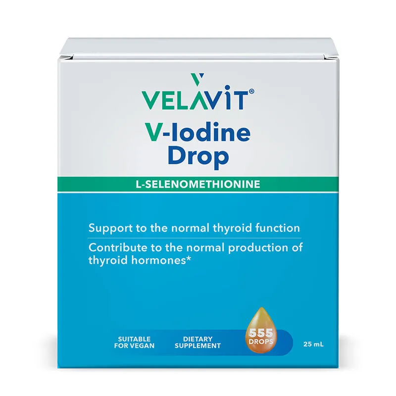 Velavit V-lodine Drop İyot ve Selenyum İçeren Takviye Edici Gıda 25 ml