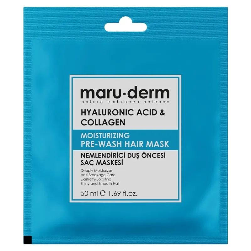 Maruderm Hyalüronik Asit ve Kolajen Duş Öncesi Saç Maskesi 50 ml