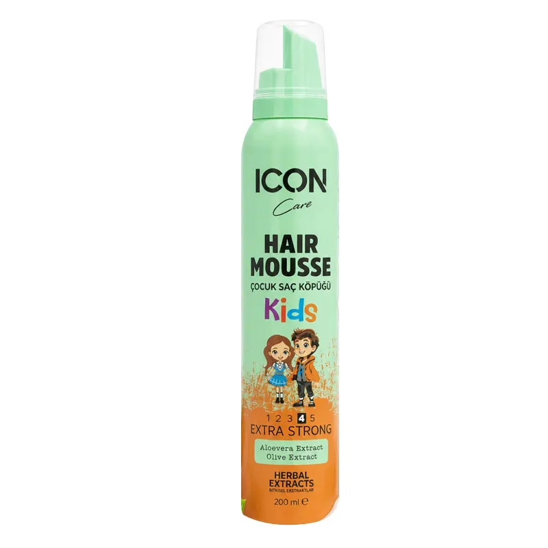 ICON Care Extra Strong Kids Hair Mousse 200 ml