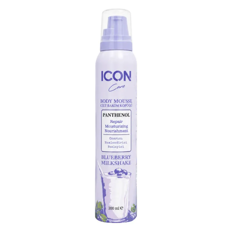 ICON Care Bluberry Milkshake Cilt Bakım Köpüğü 200 ml
