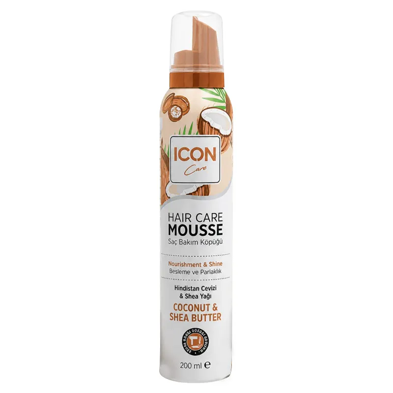ICON Care Hindistan Cevizi ve Shea Yağı İçeren Saç Bakım Köpüğü 200 ml
