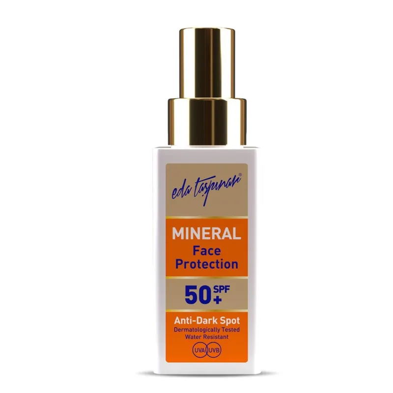 Eda Taşpınar Mineral Face Protection 50+SPF Mineral Yüz Güneş Koruyucu 50 ml