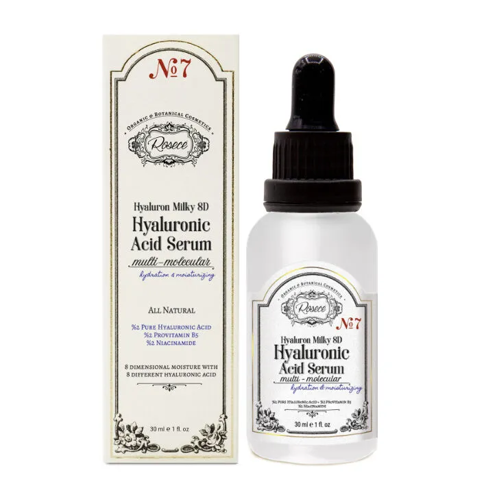 Rosece R07 Hyaluron Milky 8D Moleküler Hyaluronik Asit Serum 30 ml