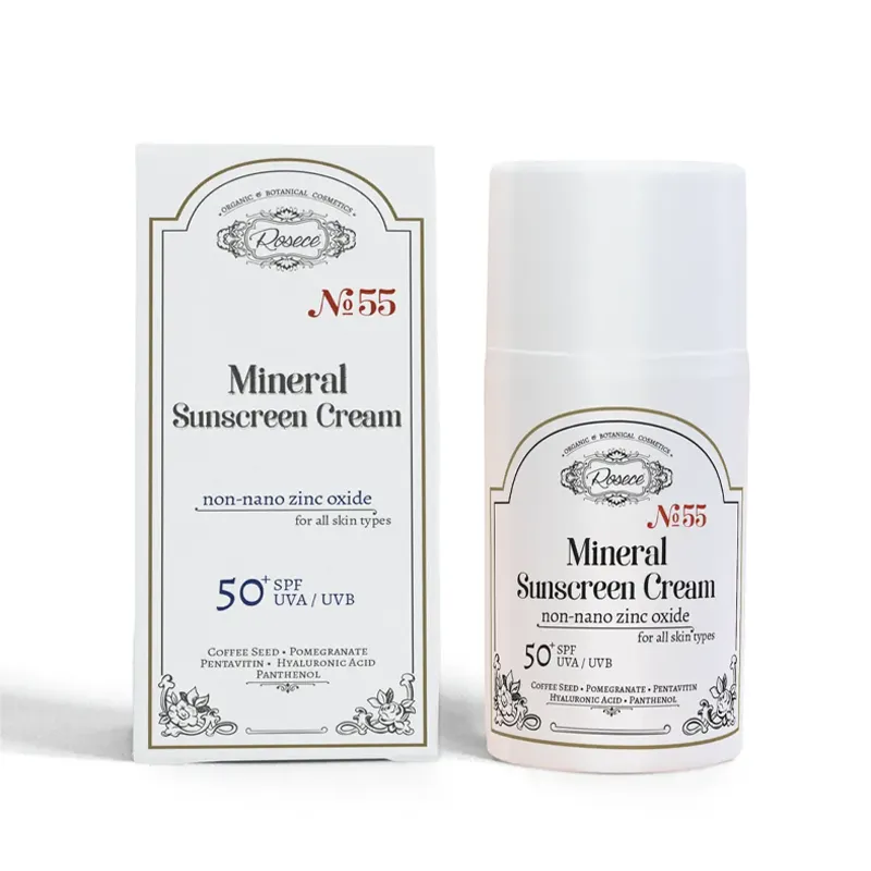 Rosece No55 Mineral Sunscreen Cream 50SPF 50 ml