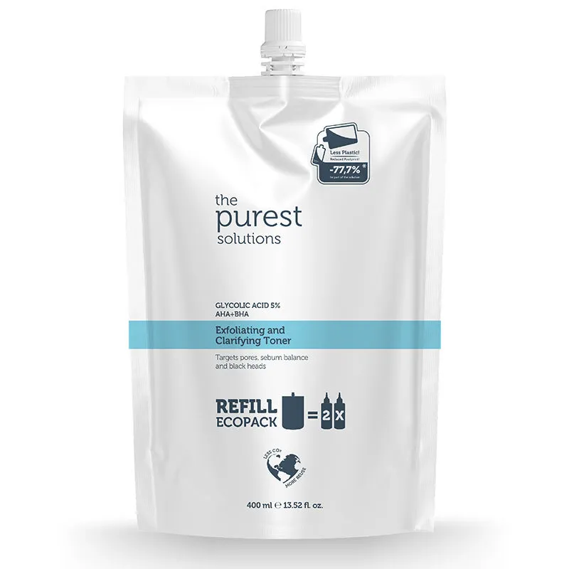 The Purest Solutions Exfoliating + Clarifying Toner 400 ml - Refill