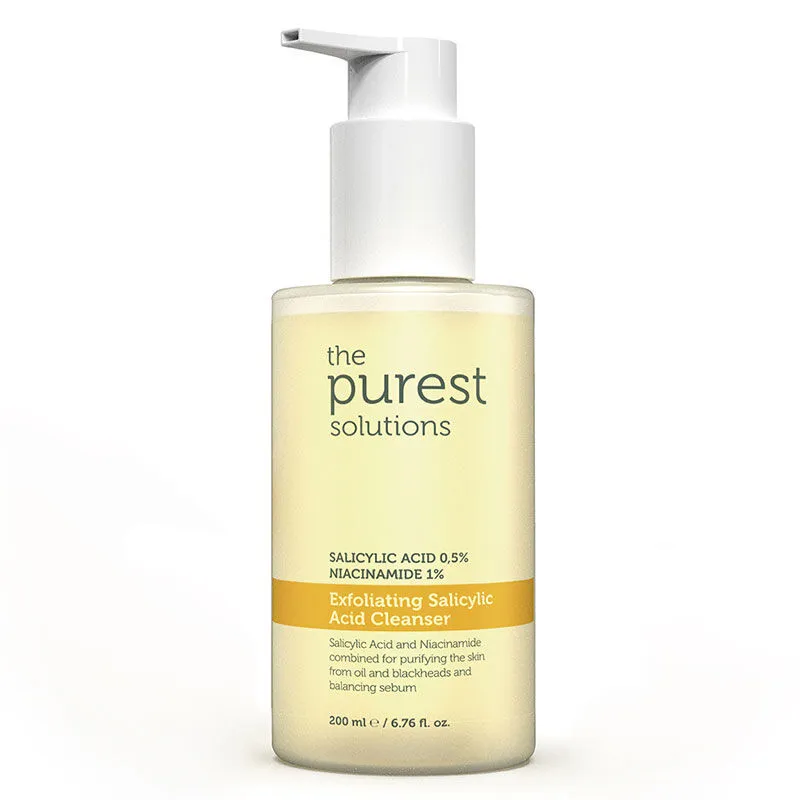 The Purest Solutions Exfoliating Salicylic Acid Cleanser 0,5% Salicylic Acid, 1%Niacinamide 200 ml