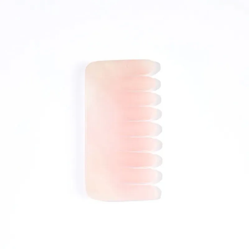 Pelcare Rose Quartz Crystal Hair Comb Masaj Taşı