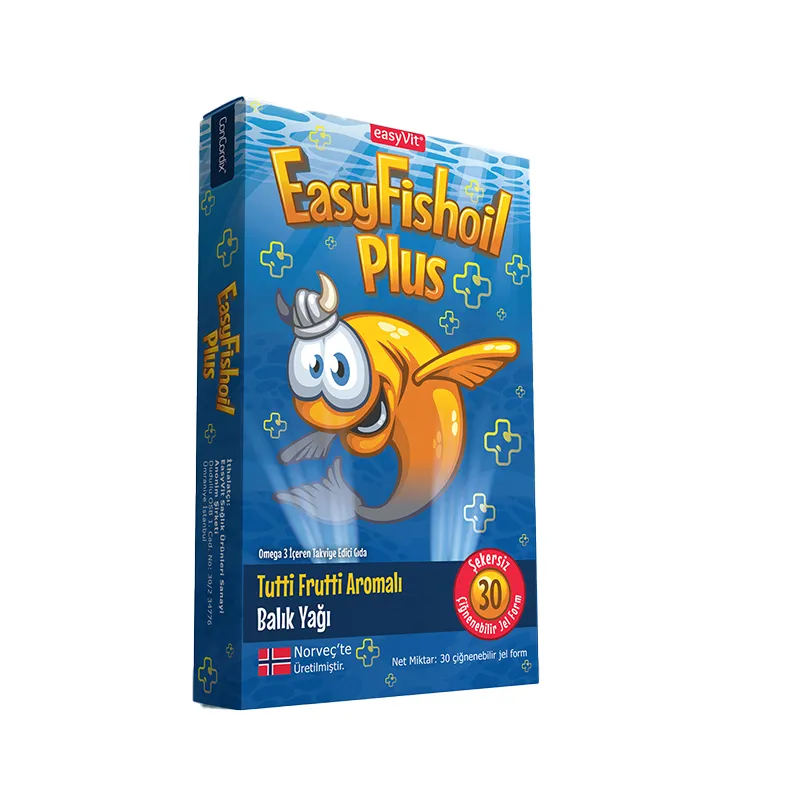 Easy Fish Oil Plus Tutti Frutti Aromalı Balık Yağı 30 Çiğnenebilir Jel