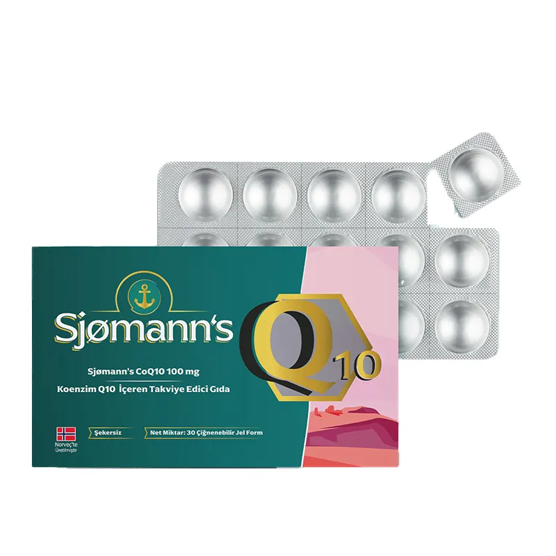 Sjomann’s CoQ10 100 mg İçeren Takviye Edici Gıda 30 Adet Çiğnenebilir Jel Form