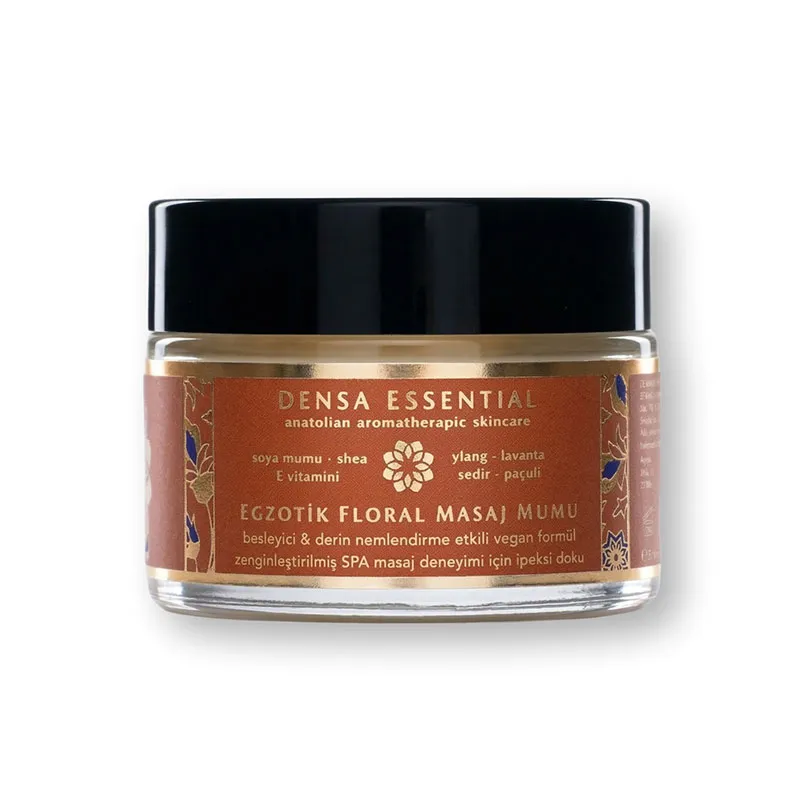 Densa Essential Egzotik Floral Spa Masaj Mumu 50 ml