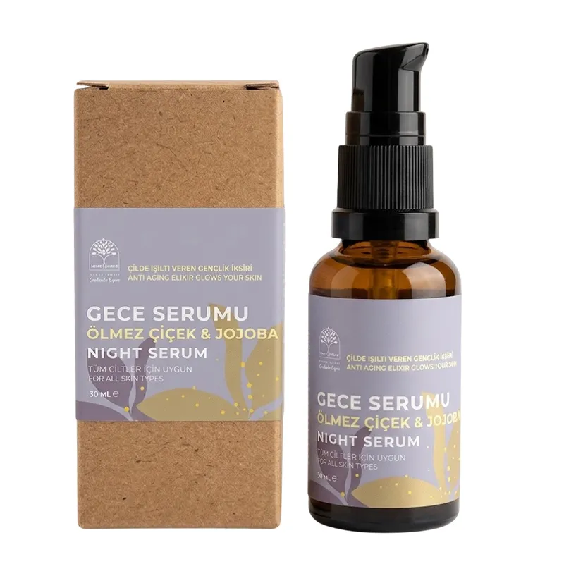 Nine Mine Ölmez Çiçek Jojoba Gece Serumu 30 ml