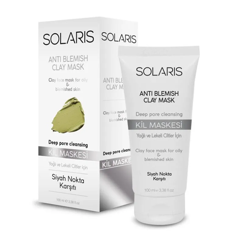 Solaris Kil Maskesi Yağlı Ve Lekeli Ciltler İçin 100 ml