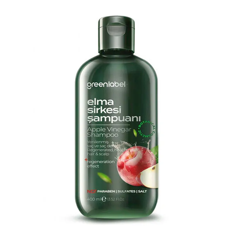 Greenlabel Elma Sirkesi Özlü Arındırıcı Şampuanı 400 ml