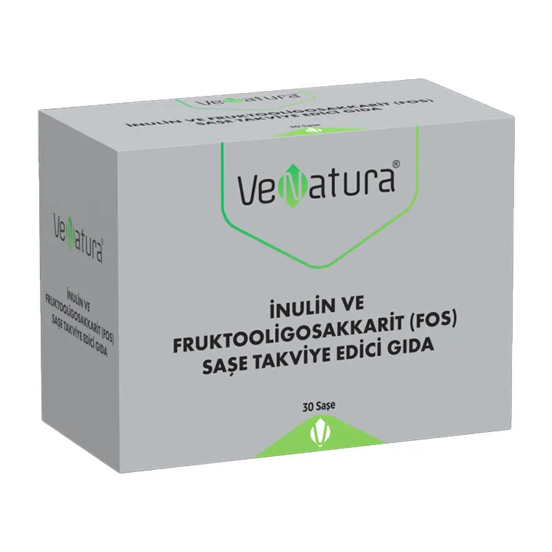 VeNatura İnulin ve Fruktooligosakkarit (FOS) Saşe Takviye Edici Gıda 30 Saşe