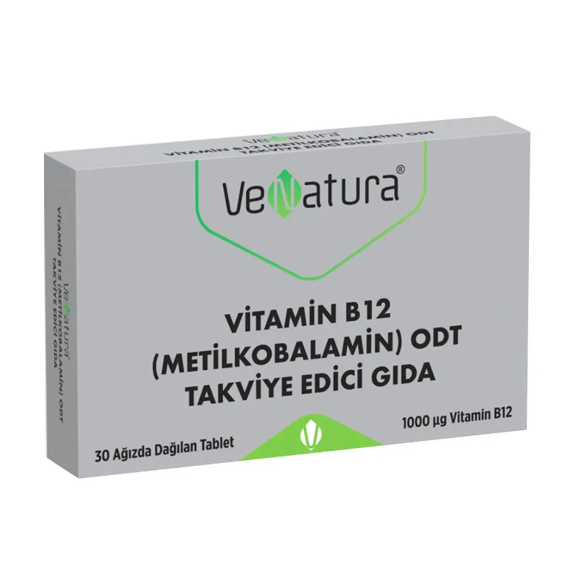VeNatura Metilkobalamin ODT Takviye Edici Gıda 30 Tablet