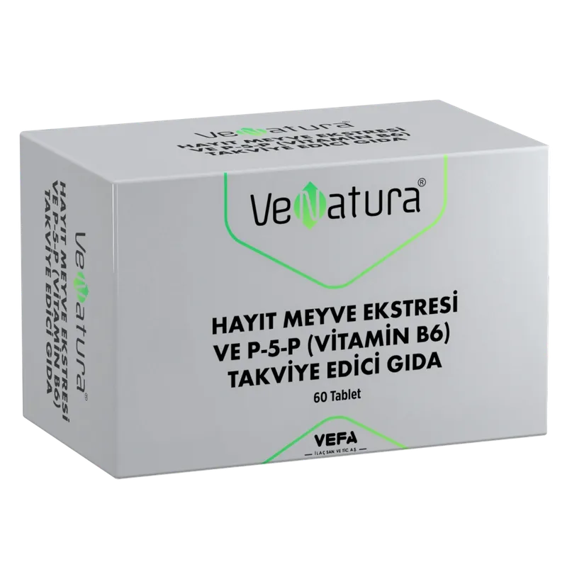 Venatura Hayıt Meyve Ekstresi ve P-5-P (Vitamin B6) Takviye Edici Gıda 60 tablet