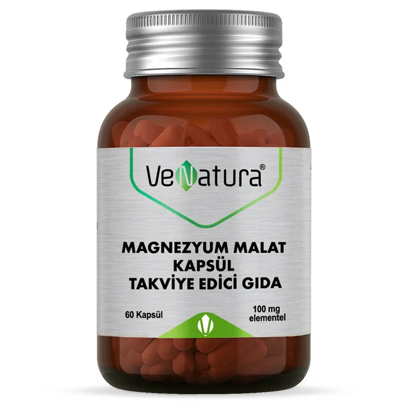 VeNatura Magnezyum Malat 100mg 60 Kapsül