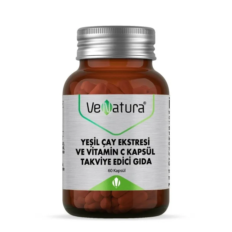 VeNatura Yeşil Çay Ekstresi Ve Vitamin C 60 Kapsül