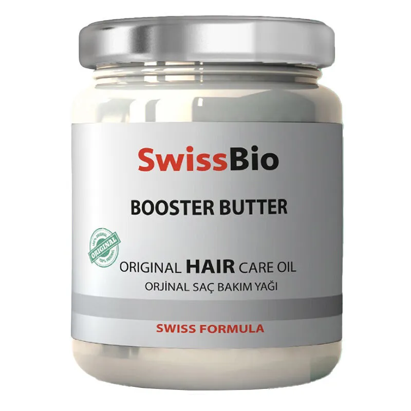 SwissBio Booster Butter Orijinal Saç Bakım Yağı 200 ml