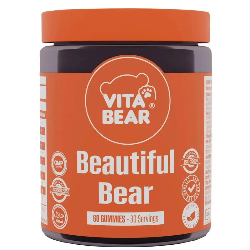 Vita Bear Beautiful Bear Takviye Edici Gıda 60 Gummy Adet