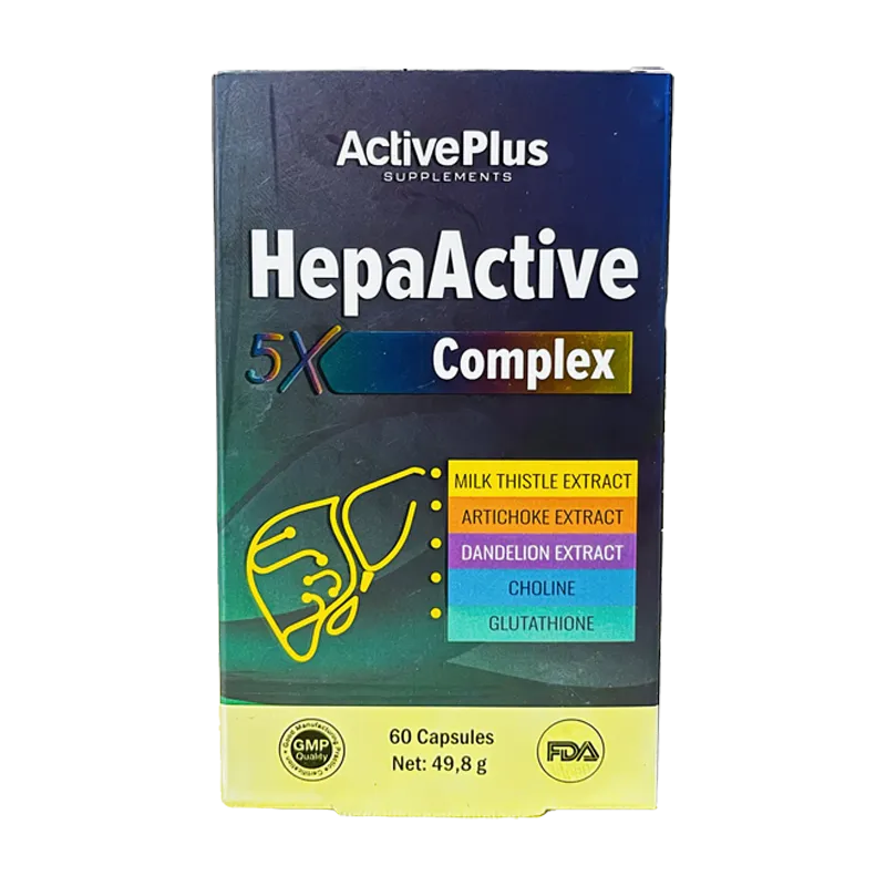 Active Plus HepaActive 5X Complex 60 Kapsül