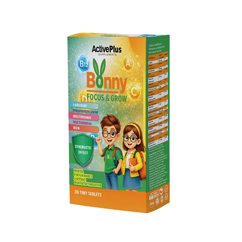 ActivePlus Bonny Focus Grow Takviye Edici Gıda 30 Tablet