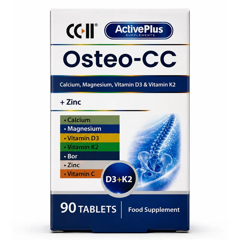 Active Plus Osteo-CC Takviye Edici Gıda 90 Tablet