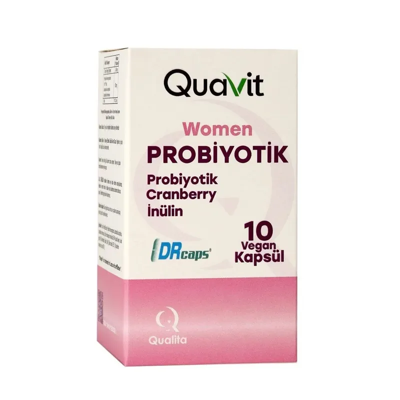 Quavit Women Probiyotik Takviye Edici Gıda 10 Kapsül