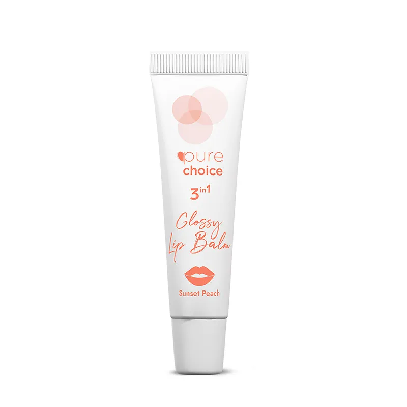 Pure Choice Parlatıcı 3in1 Glossy Lip Balm - Sunset Peach 10 ml