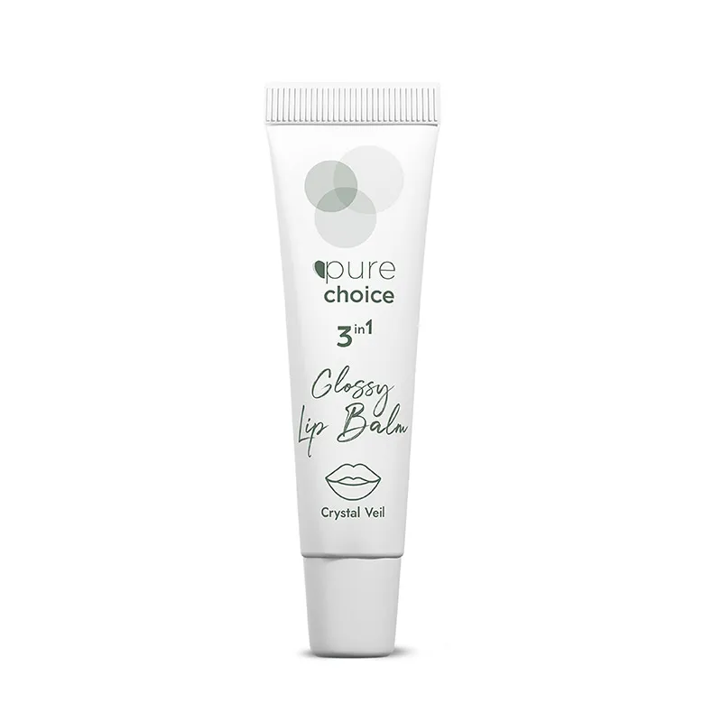 Pure Choice Parlatıcı 3in1 Glossy Lip Balm - Crystal Veil 10 ml
