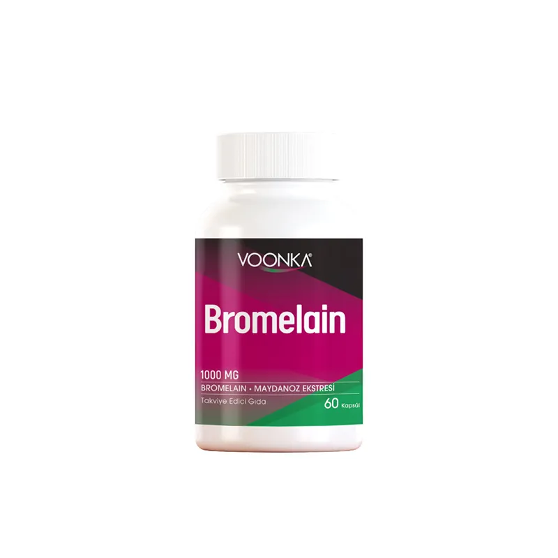 Voonka Bromelain Takviye Edici Gıda 60 Kapsül