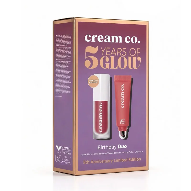 Cream Co 5 Years Of Glow Birthday Duo Set