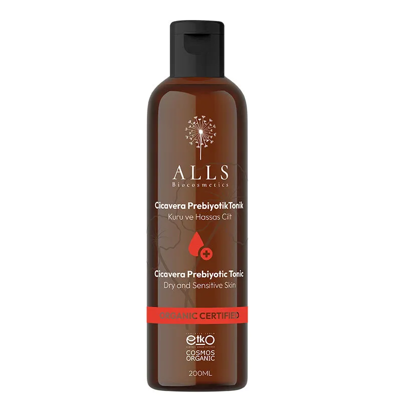 Alls Biocosmetics Organik CicaVera Prebiyotik Tonik 200 ml