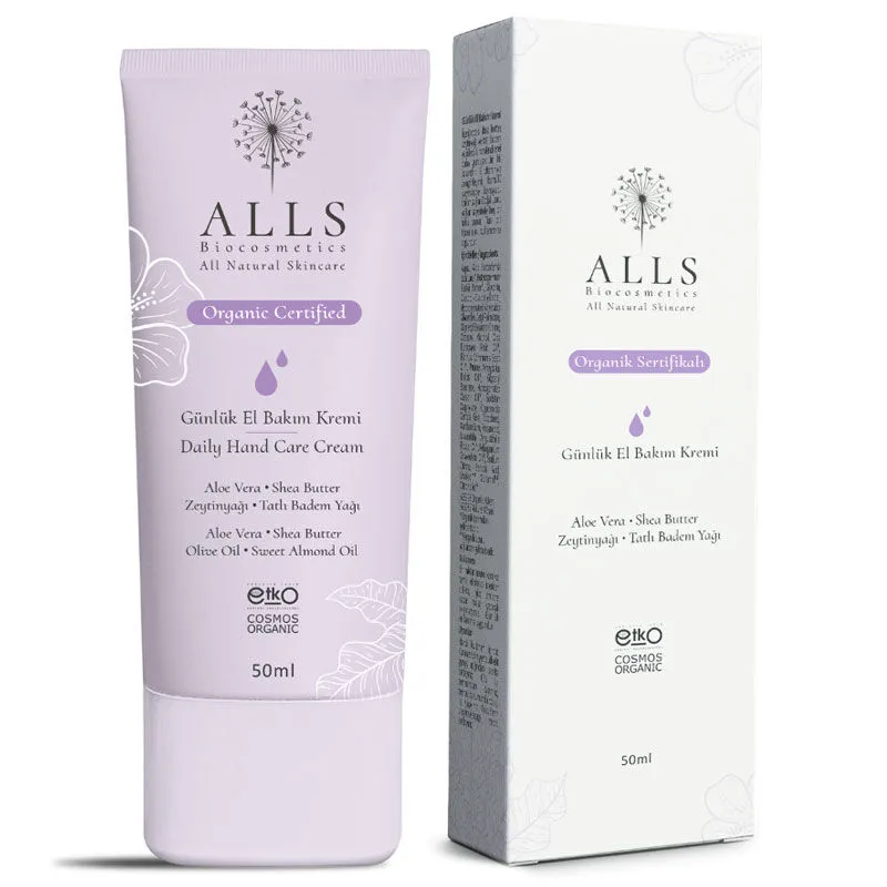 Alls Biocosmetics Organik Günlük El Bakım Kremi 50 ml