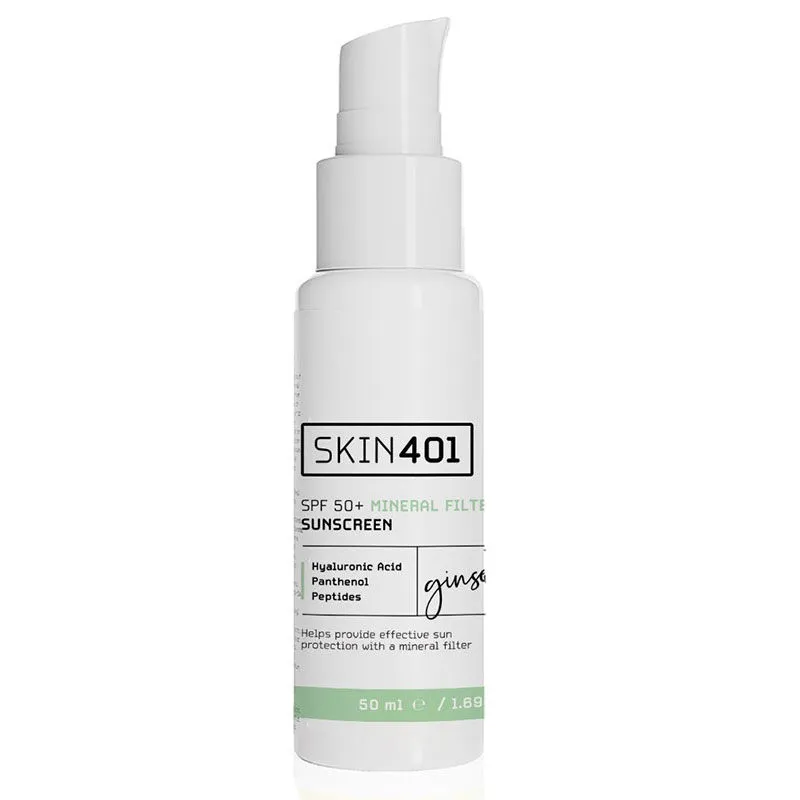 Skin401 Spf 50 Mineral Filtre Güneş Kremi 50 ml