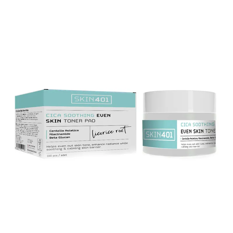 Skin401 Cica Soothing Even Skin Toner Ped 100 pcs