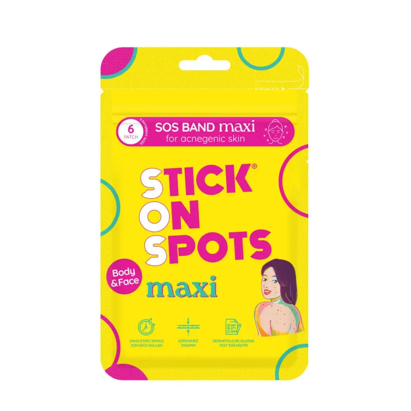 Stick On Spots Body and Face Maxi Sos Band 6lı