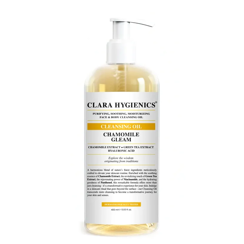 Clara Hygienics Chamomile Gleam Cilt Temizleme Yağı 400 ml