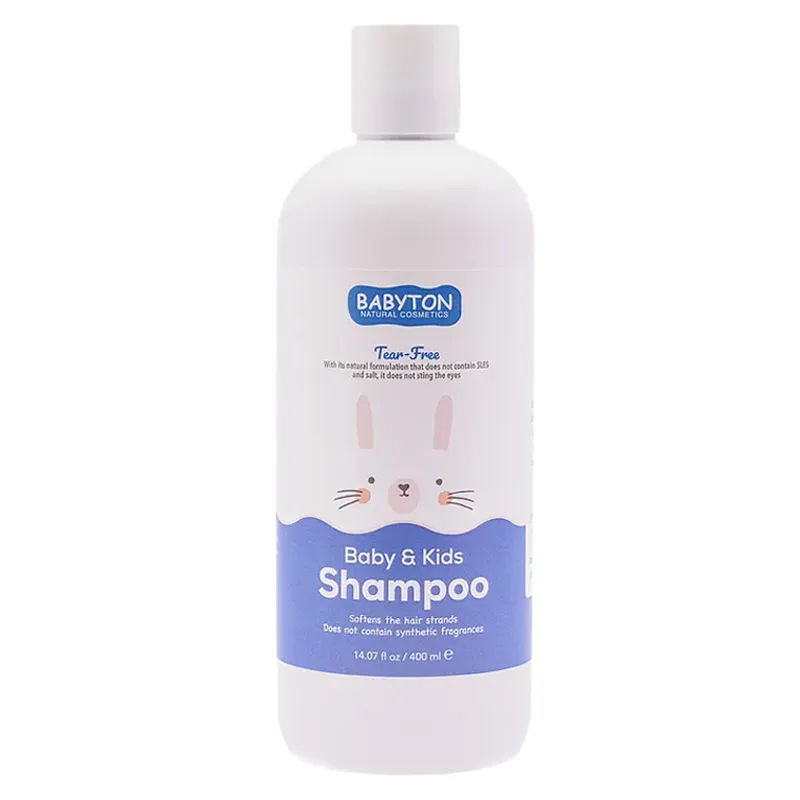 Babyton Göz Yakmayan Doğal Bebek ve Çocuk Şampuanı 400 ml