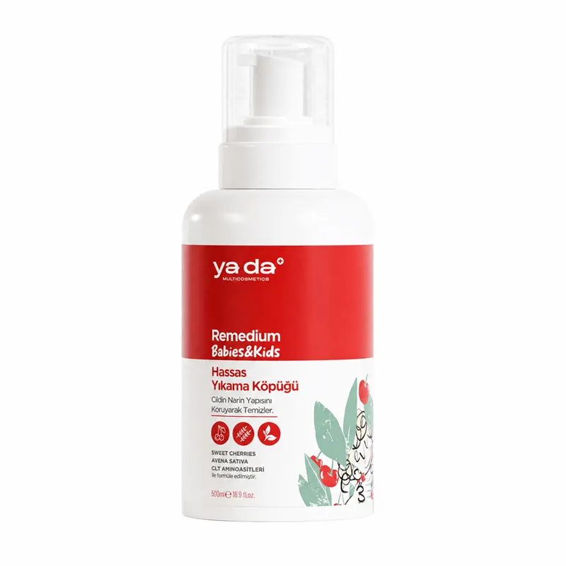 ya da multicosmetics Remedium Bebek ve Çocuk Saç Vücut Hassas Yıkama Köpüğü 500 ml