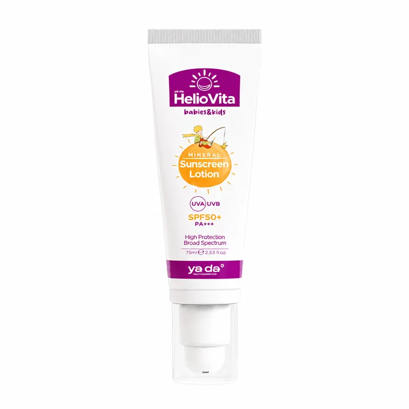ya da multicosmetics HelioVita %100 Mineral Güneşten Koruyucu Losyon - Bebek & Çocuk 75 ml